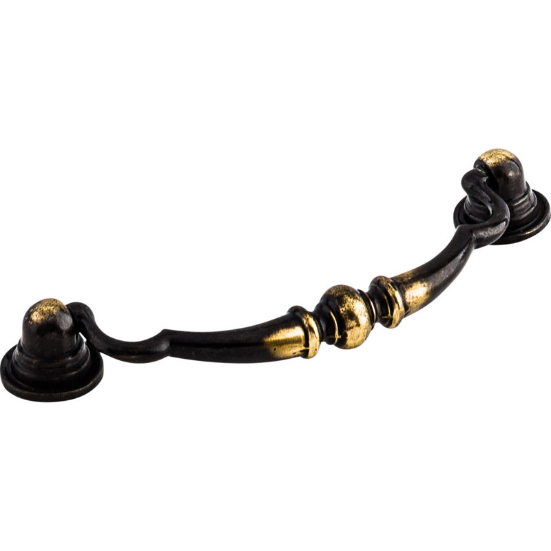 Oxford 3 3/4" Center to Center Drop handle, Dark Antique Brass