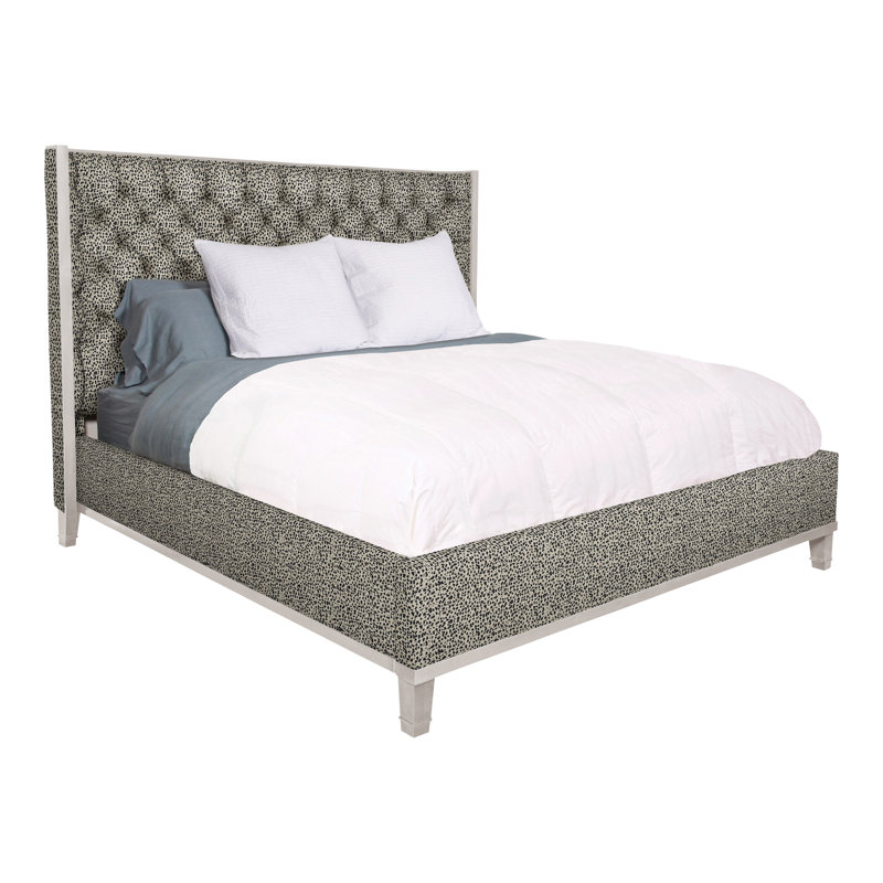 Michael Weiss Bed, Ian Pewter, Dove Gray, Queen
