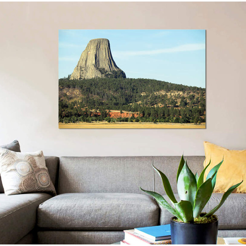 « devils tour national sur toile, wyoming i », reproduction d’impression sur toile, H 18 po x l 26 po x P 1,5 po