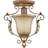Alborz Glass Semi Flush Mount