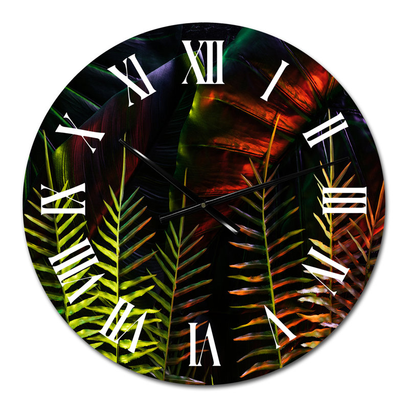 Horloge murale tropicale, Moyen