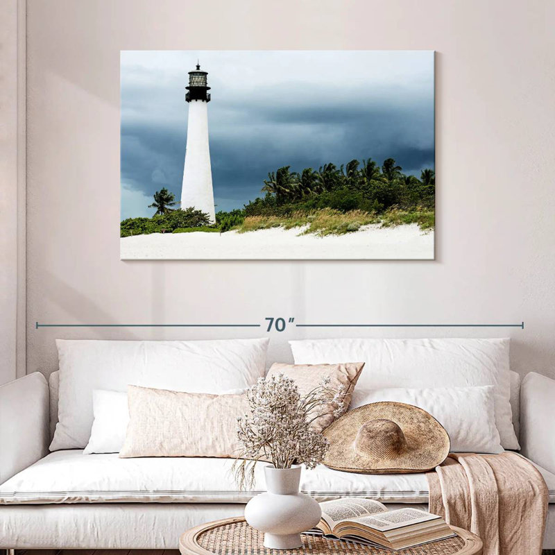 Key biscayne lighthouse Aletra, H 30 po x l 45 po