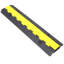 Cable Protector Ramp, 2 Channels Speed Bump Hump, Rubber Modular Speed Bump Rated 11000 LBS Load Capacity, Protective Wire Cord Ramp Driveway Rubber Traffic Speed Bumps Cable Protector,5 Packs