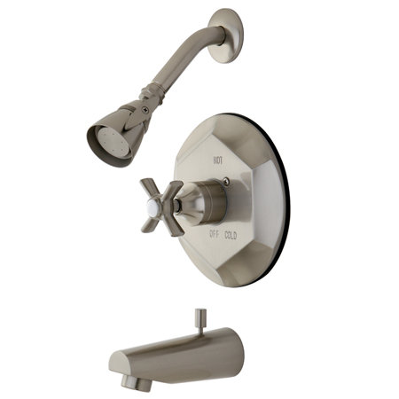 Robinet de baignoire et de douche Millennium, Nickel brossé