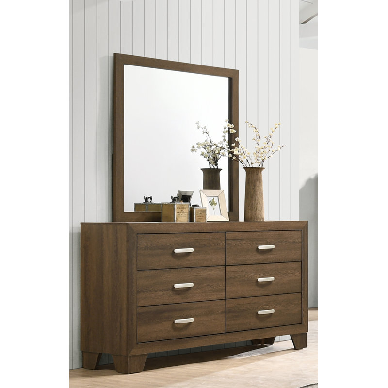 Solem 59'' W 6 - Drawer Dresser, Oak