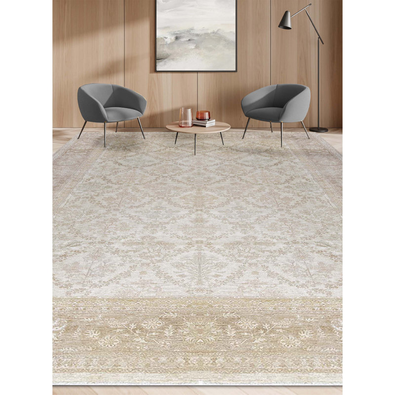 Sultanabad Hand Woven Wool Oriental Area Rug
