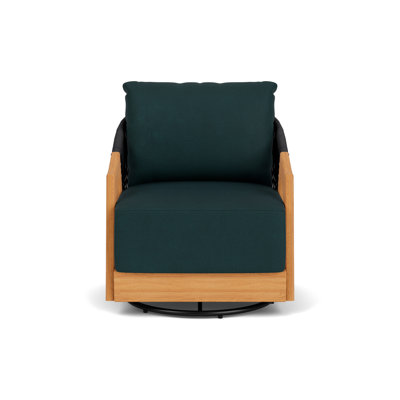 Alpine Outdoor Teak Swivel Lounge Chair