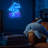 Luminous Dimmable Dolphin Neon Wall Sign