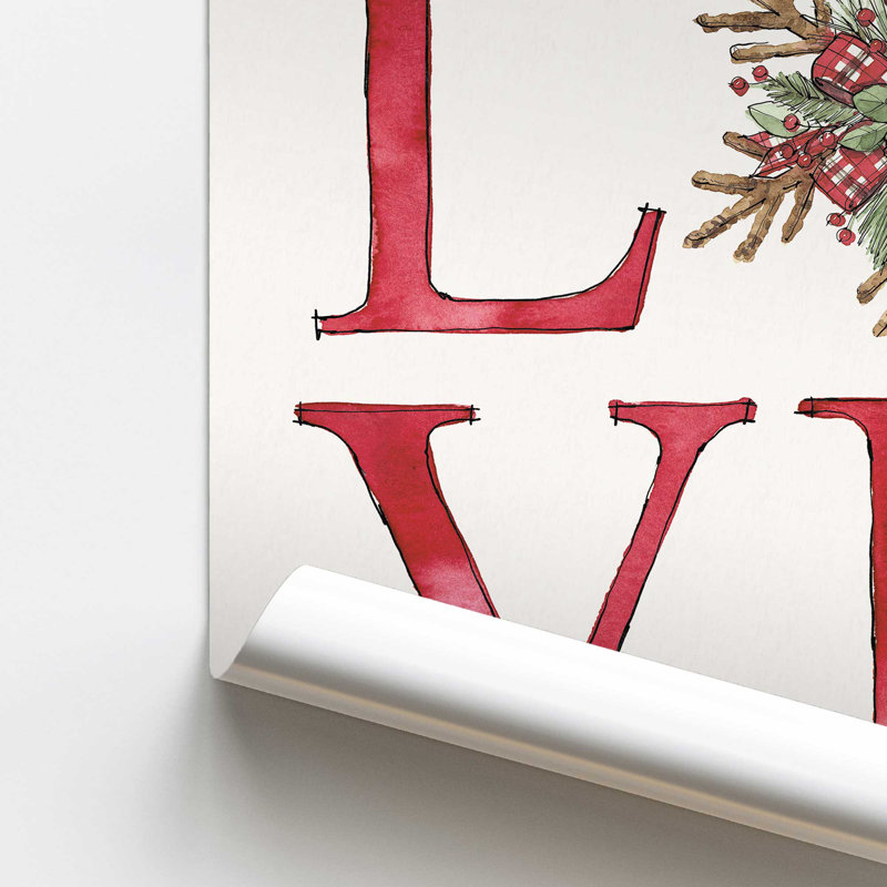 Impression de vacances «Holiday Love», Sans cadre, papier, H 16 po x l 20 po