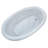 Martinique 78'' x 44'' Whirlpool Acrylic Bathtub