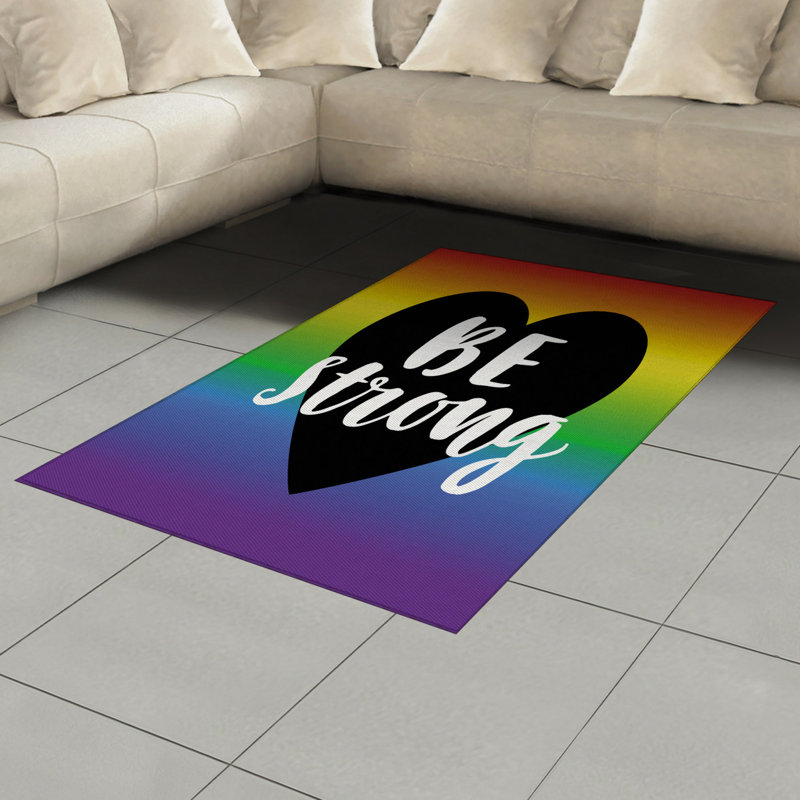 Tapis décoratif Pride, Rectangle— 4 pi x 5 pi 8 po