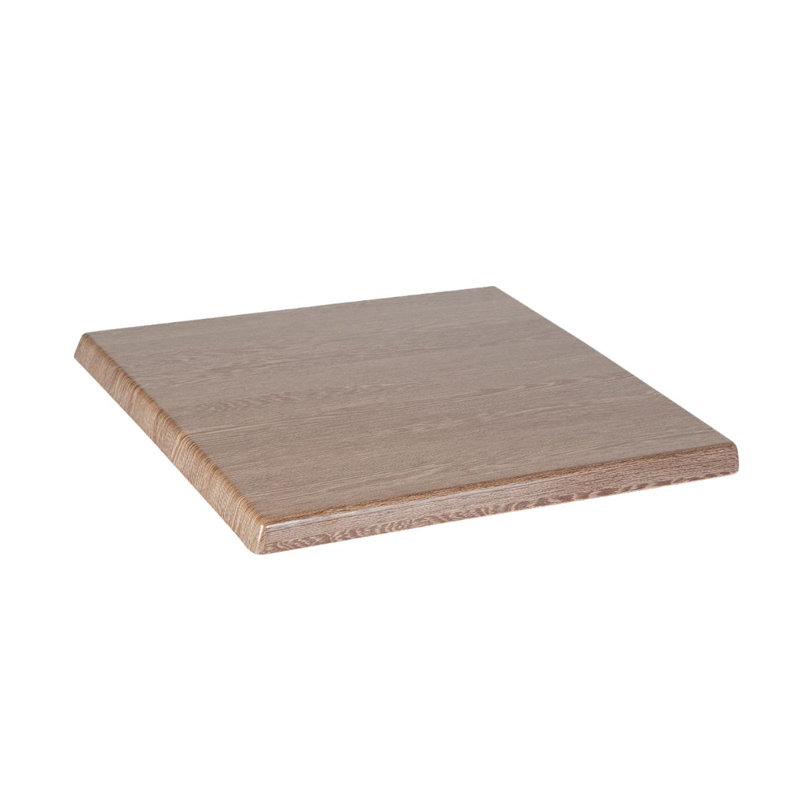  Plateau de table moulé à compression, Noyer, H 1,13 po x L 32 po x l 24 po