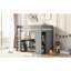 Lit mezzanine gris avec placards, 2 bureaux et armoire - Concept de gestion de l'espace Utilisation du bois Caractéristique du produit Innovation-259281543-259281561