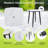 Modern Rounded Square Outdoor Bar Table