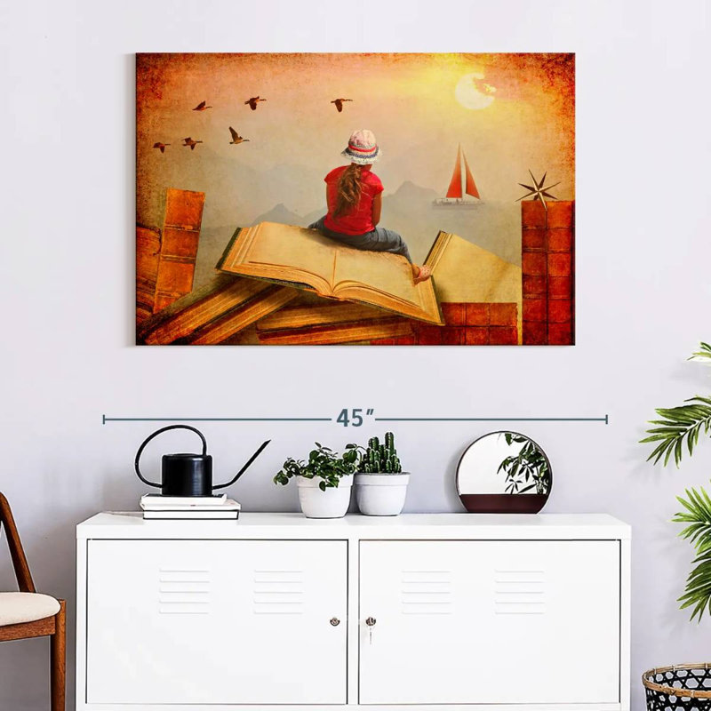 Reading And Reality, 26" H x 39" W