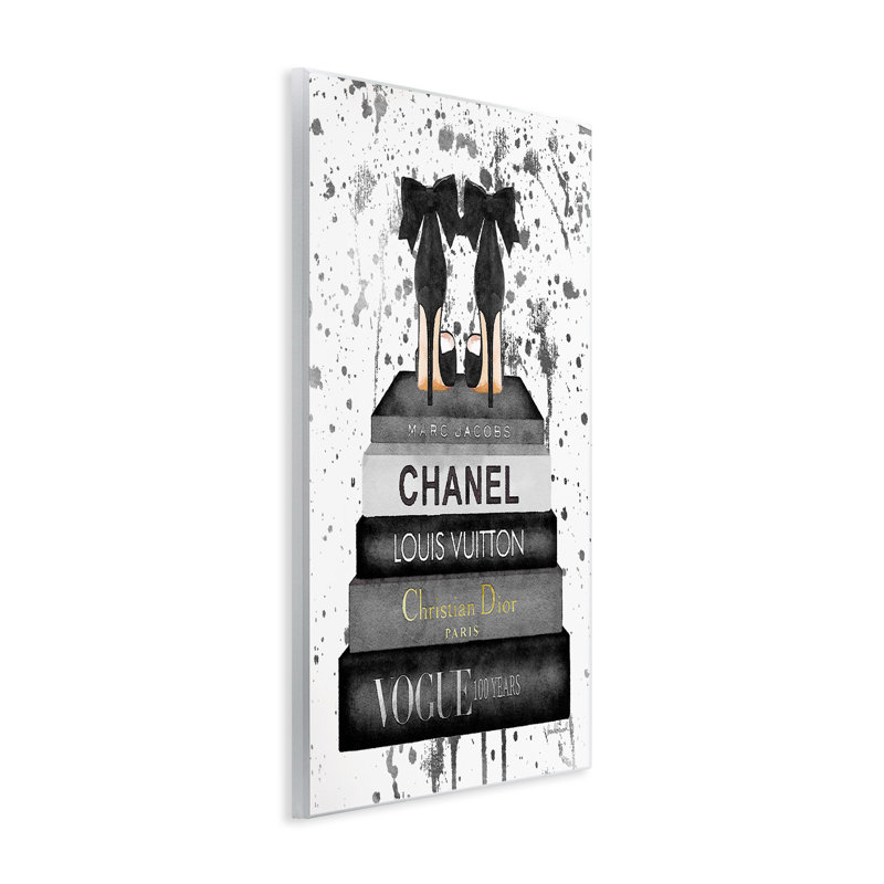 «Glam Fashion», art mural sur plaque Heels par Amanda Greenwood, H 19 po x l 13 po