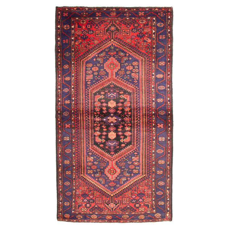 Tapis bleu marine Anadol 4 pi 0 po x 7 pi 6 po