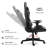 Inbox Zero Gaming Chair with Zodiac Star Sign  Poker Crown Adjustable Armrest and Adjustable Headrest PC & Racing Game Chair in Black