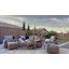 Rattan 7 - Person Seating Group with Cushions-381969064