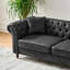 Canapé en tissu 66 po Chesterfield?-1373994970