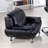 Sulayman Faux Leather Armchair-97086056