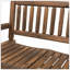 Chaise berçante en bois 2 personnes-118043723