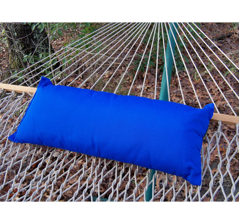 Sunbrella Hammock Outdoor Lumbar Pillow, Pacific Blue