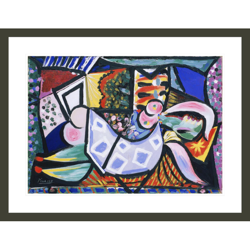 Couchette inclinable par Pablo Picasso, H 22,76 po x l 29,5 po