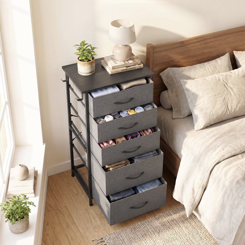 45 cm W Chest of 5 Drawers