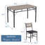 Ensemble de table de salle à manger pour 2/4, petite table de cuisine et chaises-1695578689-1695578751