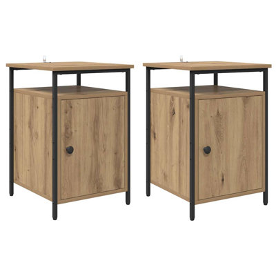 40cm W Manufactured Wood Bedside Table