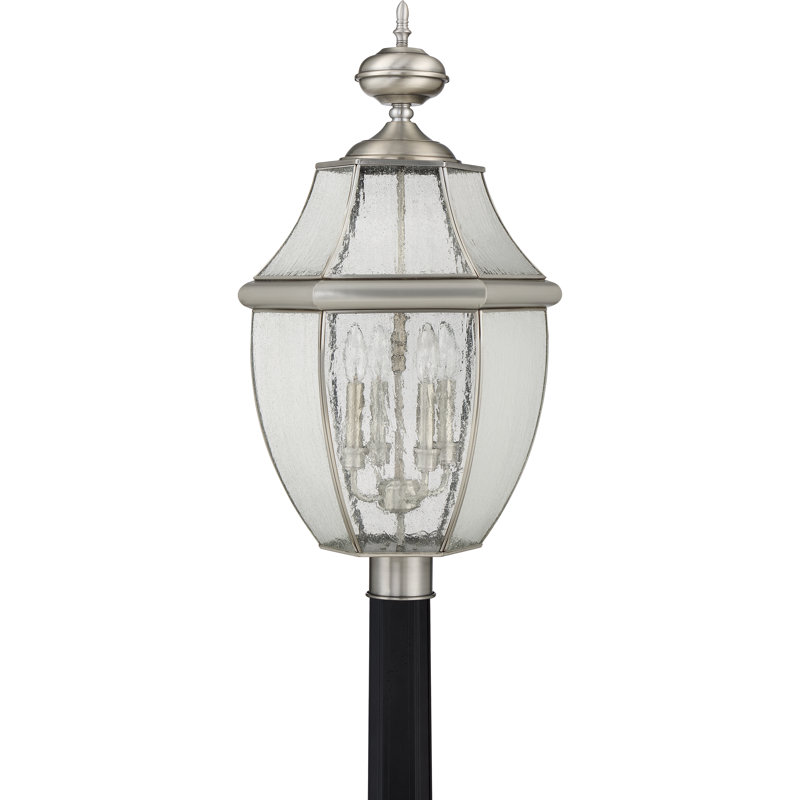 Tête de lanterne 4 lumières Ateeq, Étain