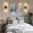 Glass Wall Sconces, Vanity Lights for Bathroom