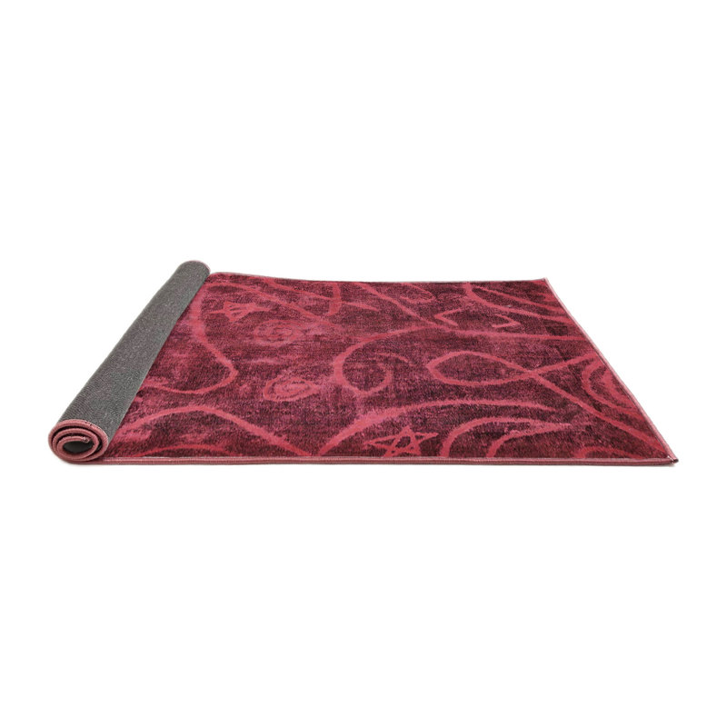 2 - Tapis 586 moderne abstrait, Carré 7 pi
