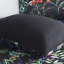 Ensemble de literie luxueux noir en polyester de style campagne glamour