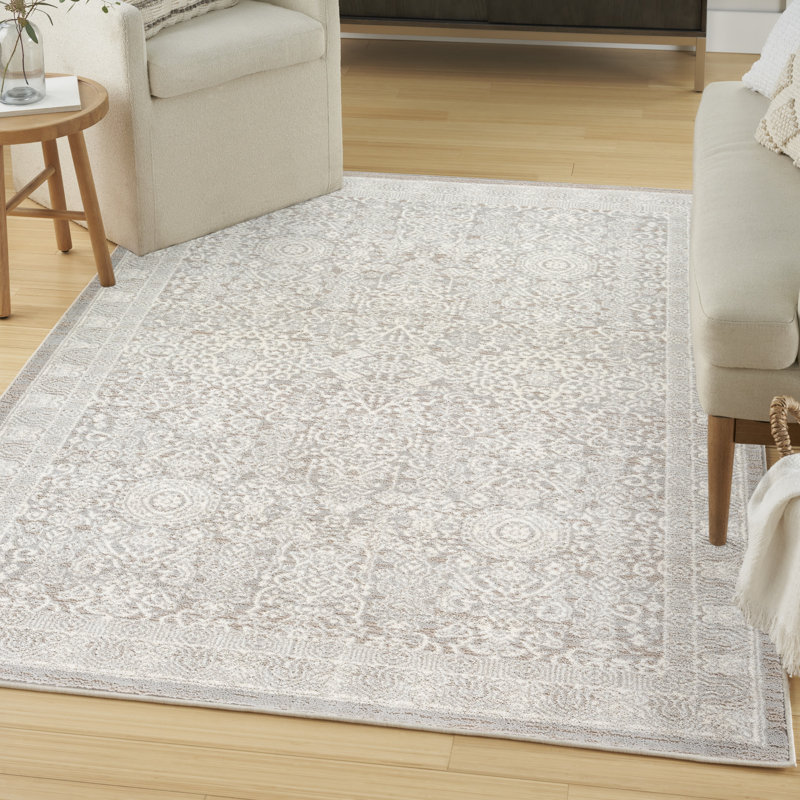 Tapis ivoire Bungalow Bungalow, Rectangle 5 pi 3 po x 7 pi 3 po