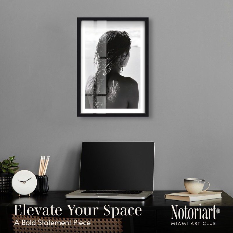 «Ashfall Wet Shadowbox Print» par Notoriart, Noir, H 25 po x l 17 po