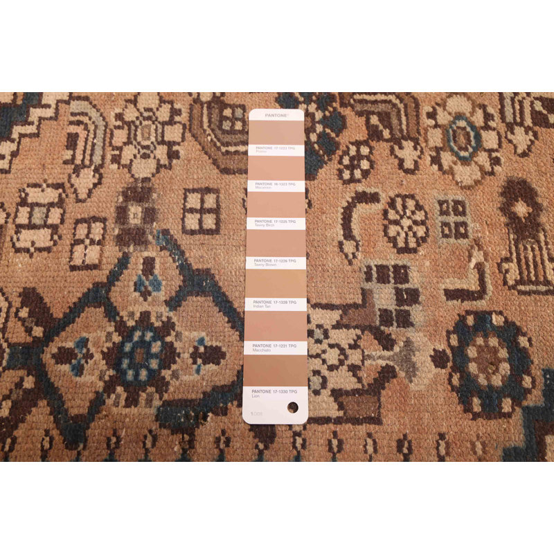 Tapis brun Antalya Vintage 4 pi 4 po x 6 pi 5 po