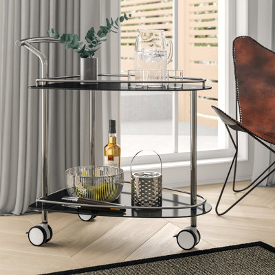 Serving Metal Bar Cart