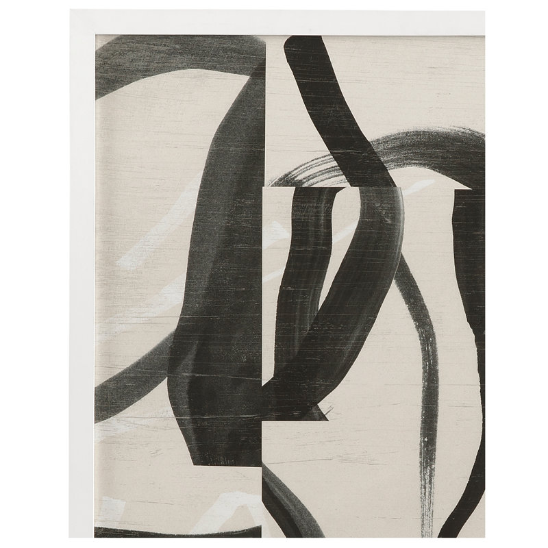 Encre labyrinthe, impression encadrée s / 2