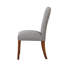 2 chaises de salle à manger gris Ashen - 2 coussins rembourrés de mousse pour le confort