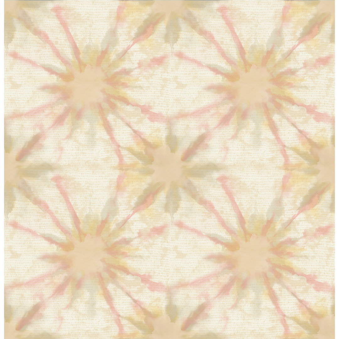 Elouise Shibori 33' x 20.5" Abstract 3D Embossed Wallpaper World Menagerie 