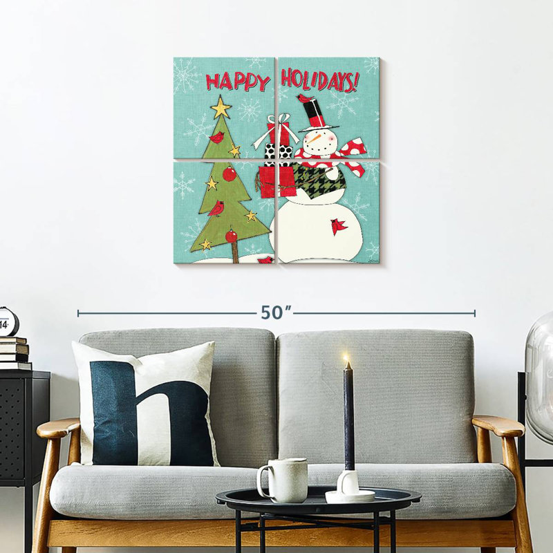 Sentiments de bonhomme de neige Lelend V, H 26 po x l 26 po
