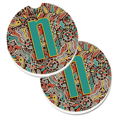 Sous-verre voiture tribal initial
