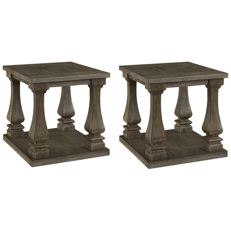 Ensemble de tables de bout avec rangement Danyar