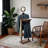 Ezra 1-Drawer Espresso Finished Wood Valet Stand, 55.22" H X 15.19" W X 11.99" D