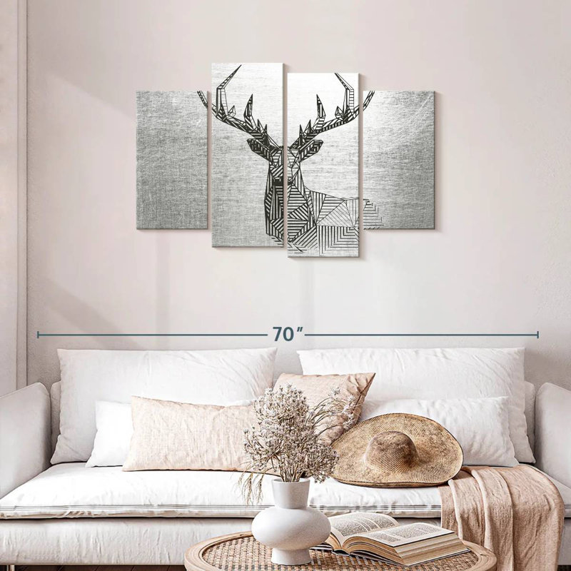 Cerf Brampt, H 27 po x l 43 po