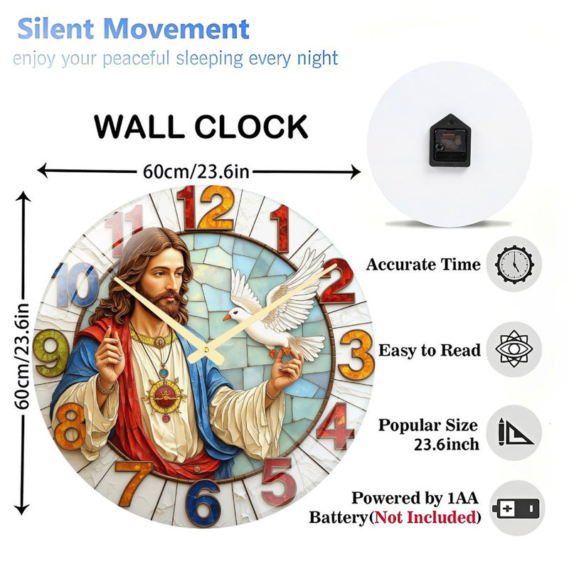 Horloge murale 24 po