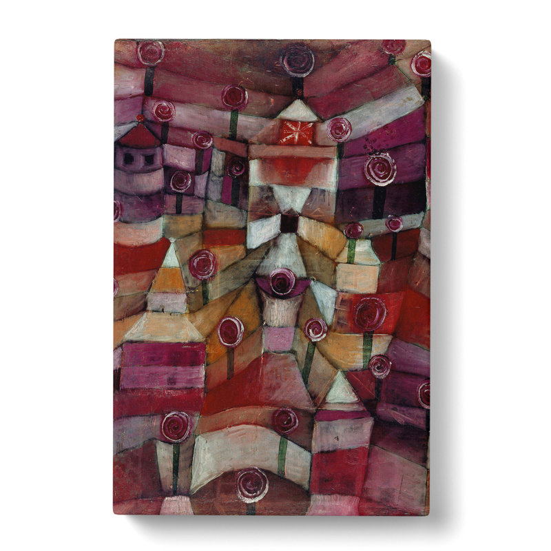 Rose Garden by Paul Klee - Wrapped Canvas Painting, 50cm H x 35cm W x 3cm D