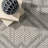 Parke Geometric Indoor/Outdoor Area Rug for Living Room Patio Deck Front Porch Kitchen, Grey/Ivory-2117303351